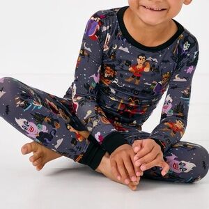 LITTLE SLEEPIES x Disney Villains Bamboo Long Sleeve and Pants Pajama Set 2T